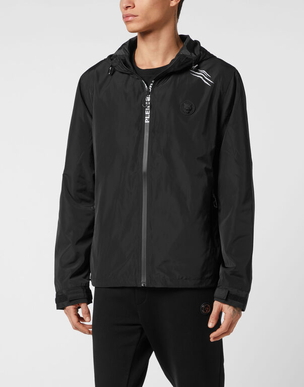 Plein Sport Nylon Windbreaker Black