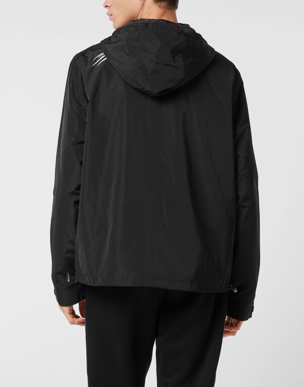 Plein Sport Nylon Windbreaker Black