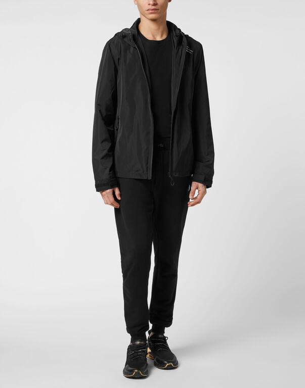 Plein Sport Nylon Windbreaker Black