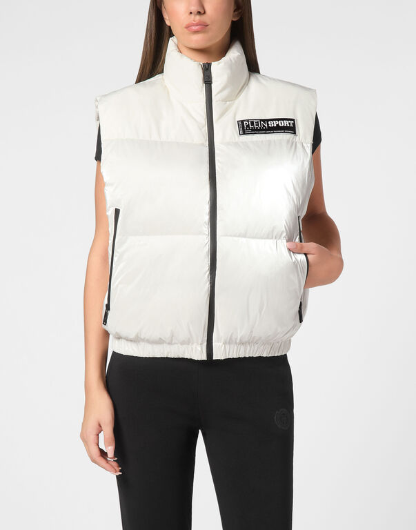 Plein Sport Padded Vest White