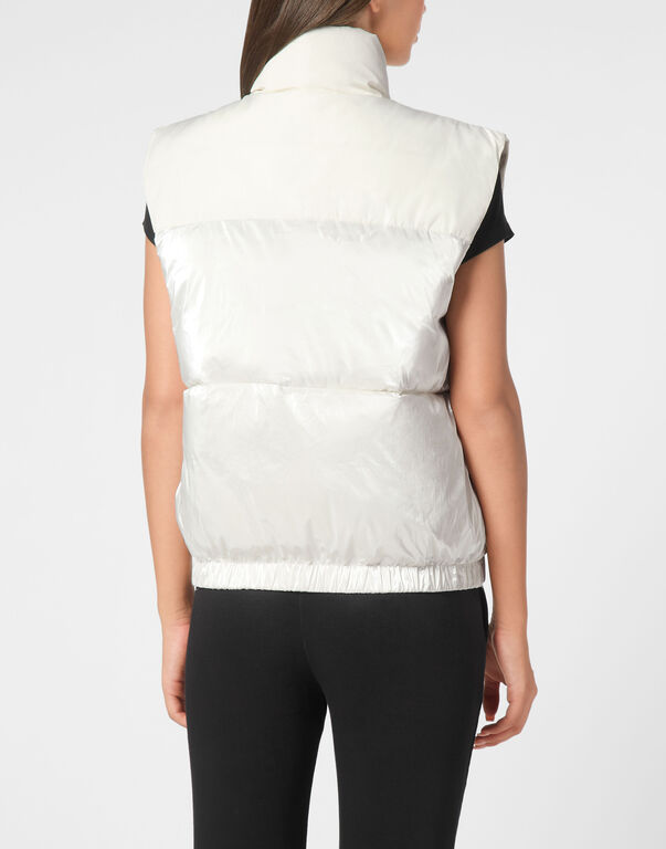 Plein Sport Padded Vest White
