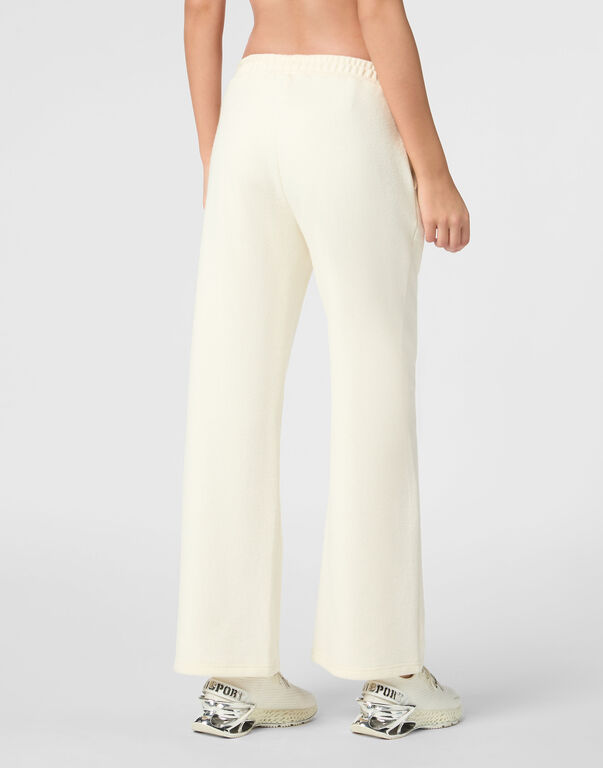 Plein Sport Palace Fit Jogging Trousers White