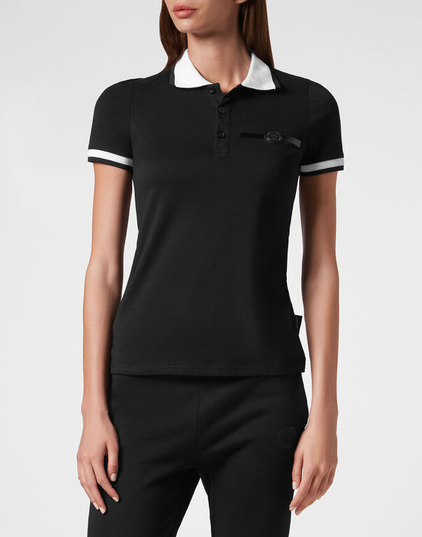Plein Sport Polo Shirt Basic Black