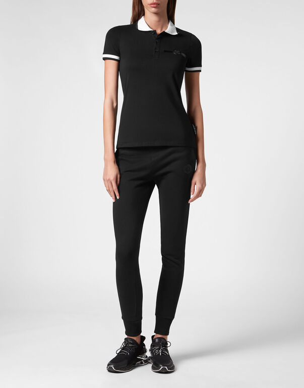 Plein Sport Polo Shirt Basic Black