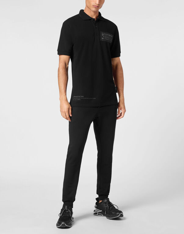 Plein Sport Polo Shirt SS Black / Black