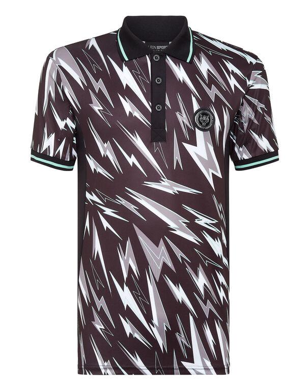 plein sport Polo shirt SS black/mint green