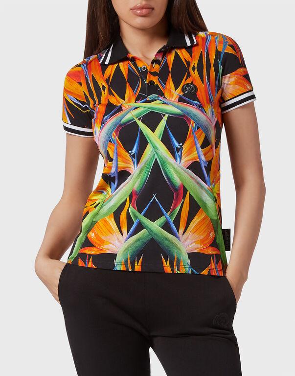 Plein Sport Polo Shirt SS Black / Multicolored
