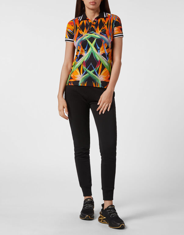 Plein Sport Polo Shirt SS Black / Multicolored