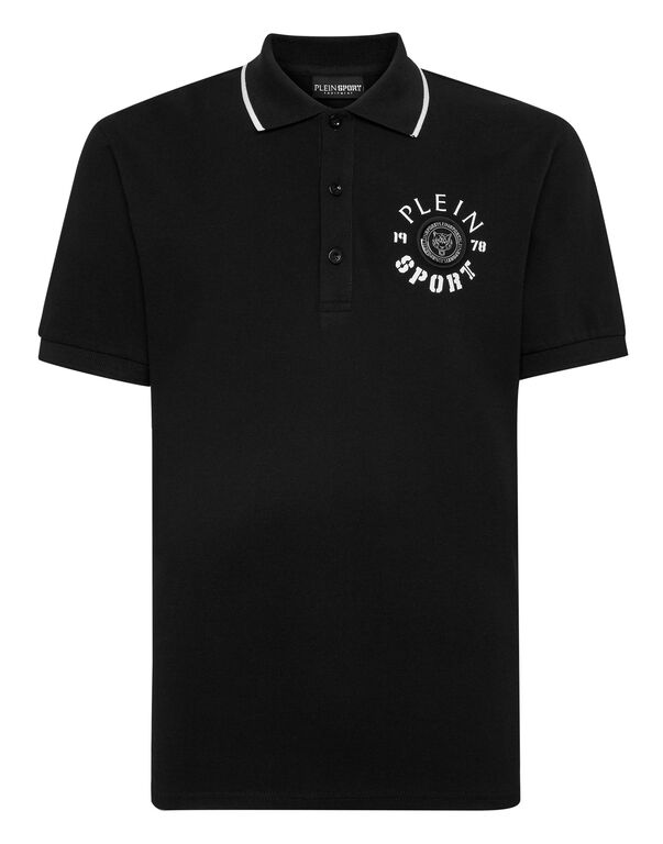 plein sport Polo shirt SS black / white