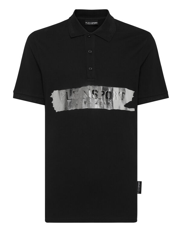 plein sport Polo shirt SS Silver Brush black