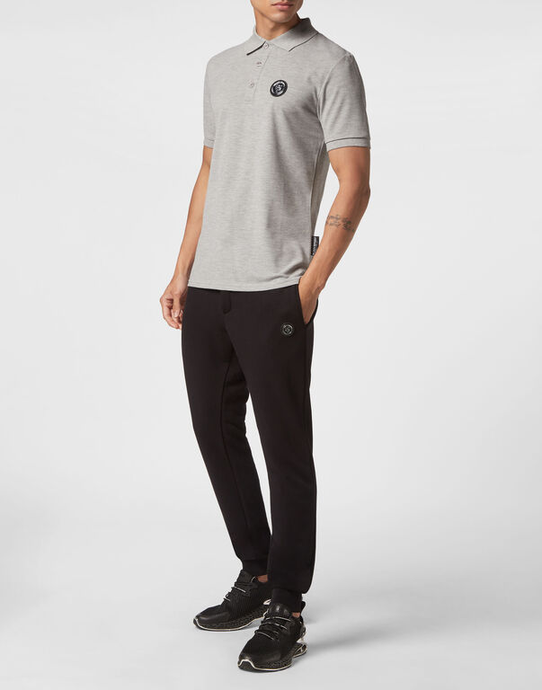 Plein Sport Polo Shirt SS Thunder Tiger Grey