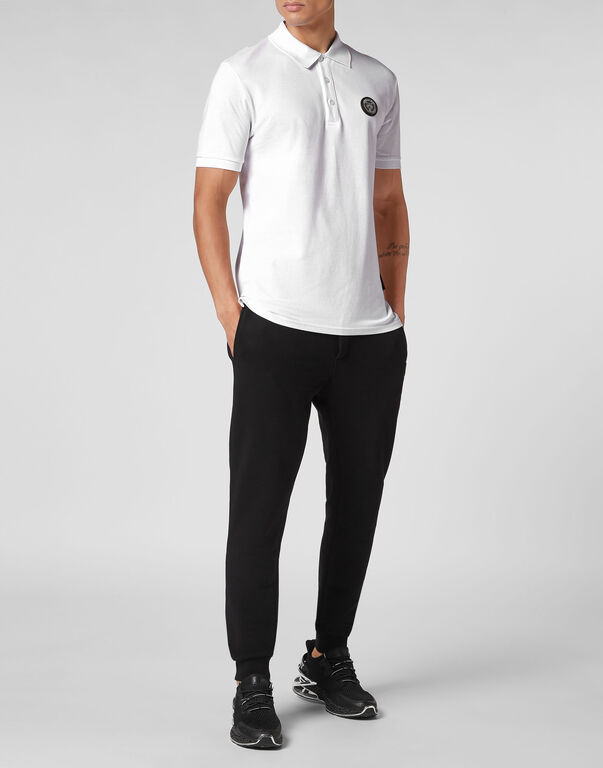 Plein Sport Polo Shirt SS Thunder Tiger White