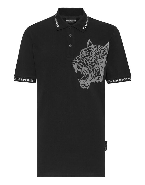 plein sport Polo Shirt SS Tiger black / white