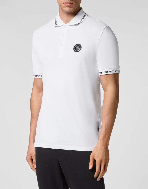 Plein Sport Polo Shirt SS Tiger White