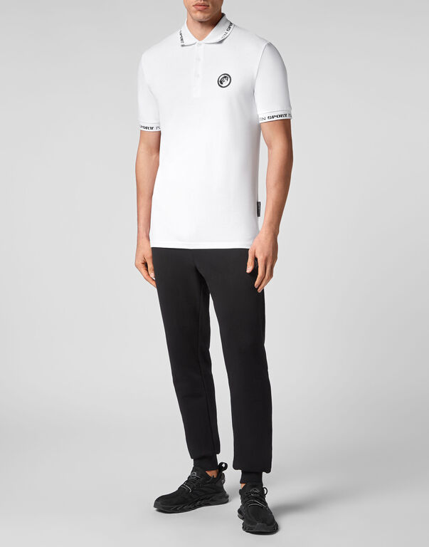 Plein Sport Polo Shirt SS Tiger White