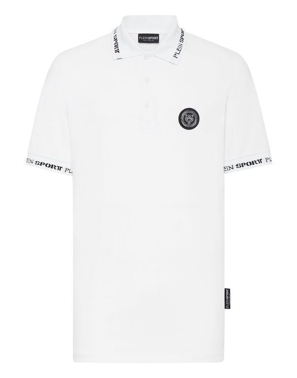 plein sport Polo Shirt SS Tiger white