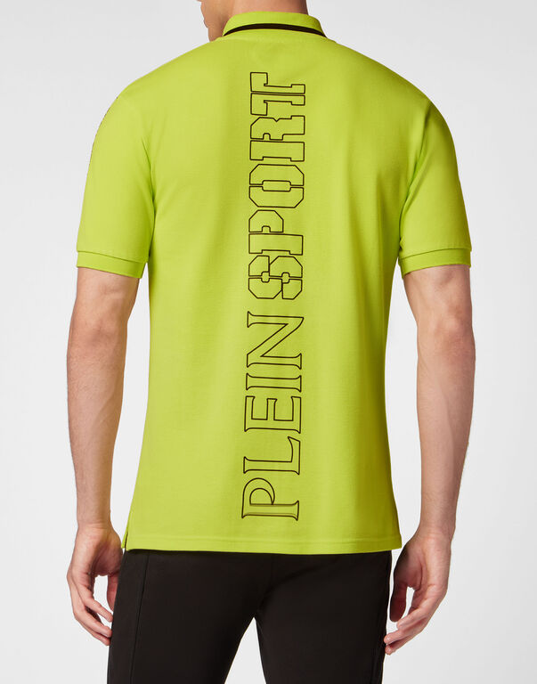 Plein Sport Polo Shirt SS Tiger Yellow Fluo