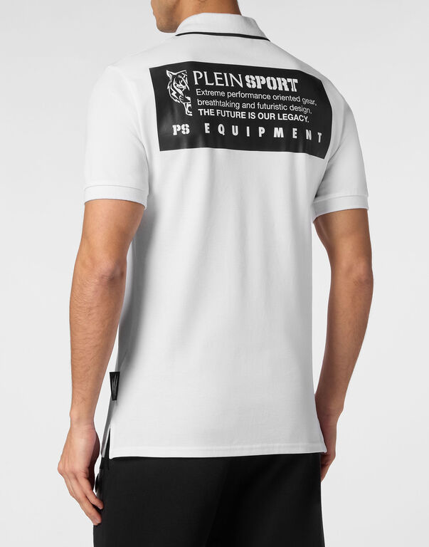 Plein Sport Polo Shirt SS White / Black
