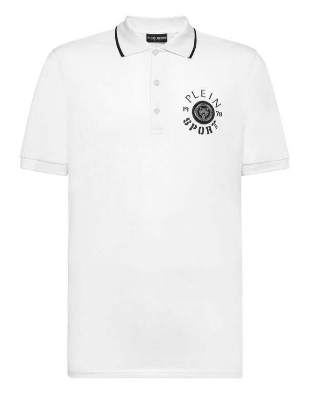 plein sport Polo shirt SS white / black