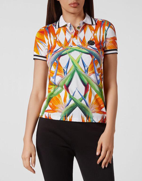 Plein Sport Polo Shirt SS White / Multicolored