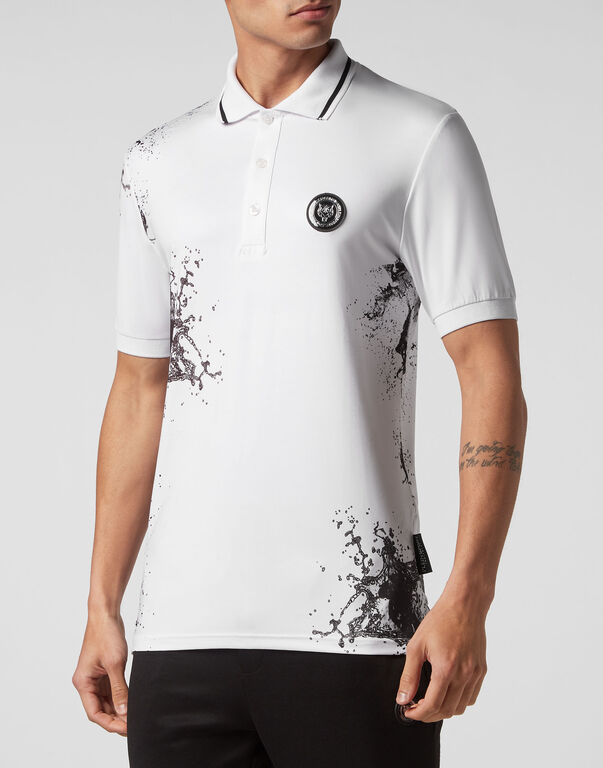 Plein Sport Polo SS Splash Extreme White