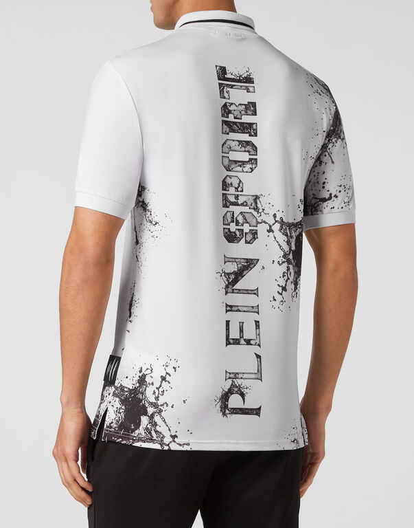 Plein Sport Polo SS Splash Extreme White
