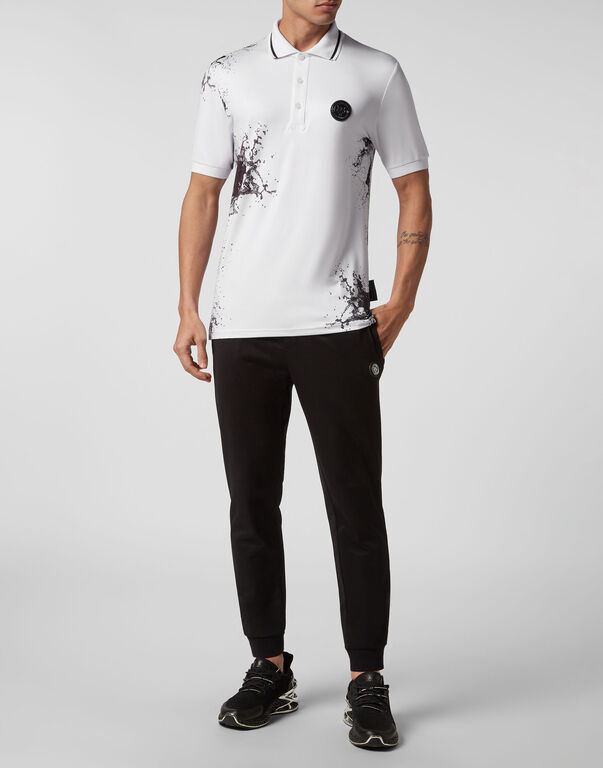 Plein Sport Polo SS Splash Extreme White