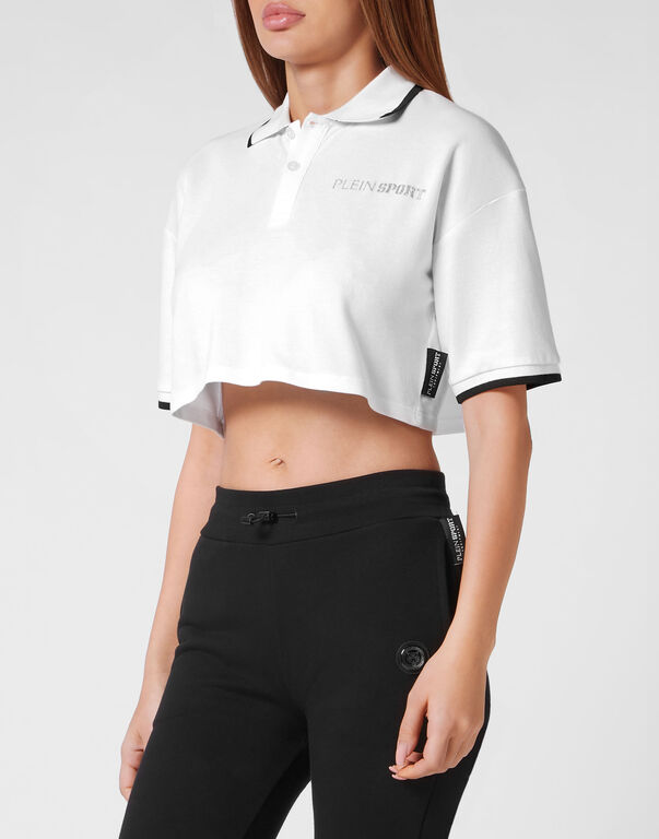 Plein Sport Polo T-Shirt Basic White