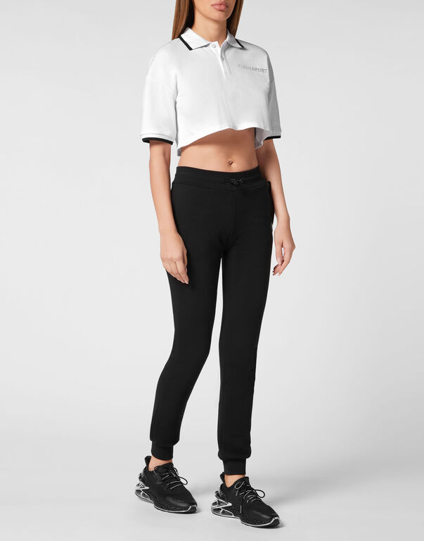 Plein Sport Polo T-Shirt Basic White