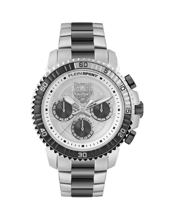 plein sport POWERLIFT WATCH black/stainless steel