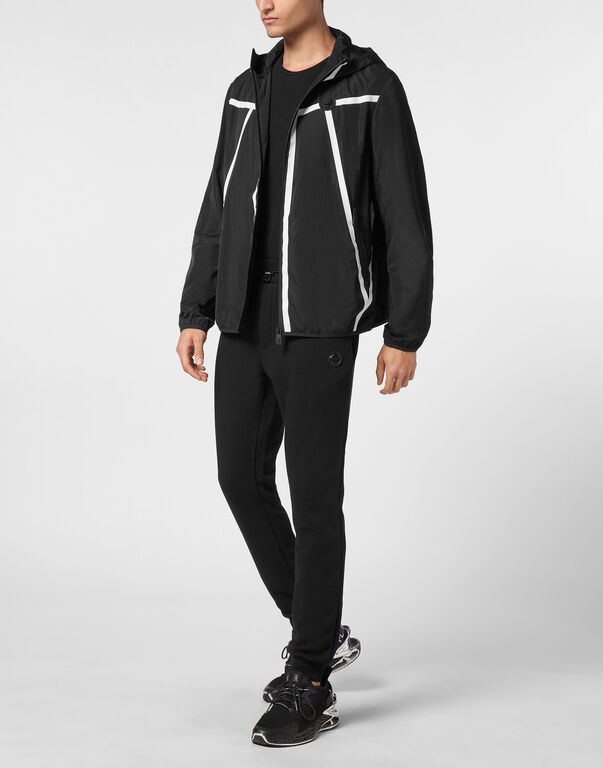 Plein Sport Reflex Nylon Windbreaker Black