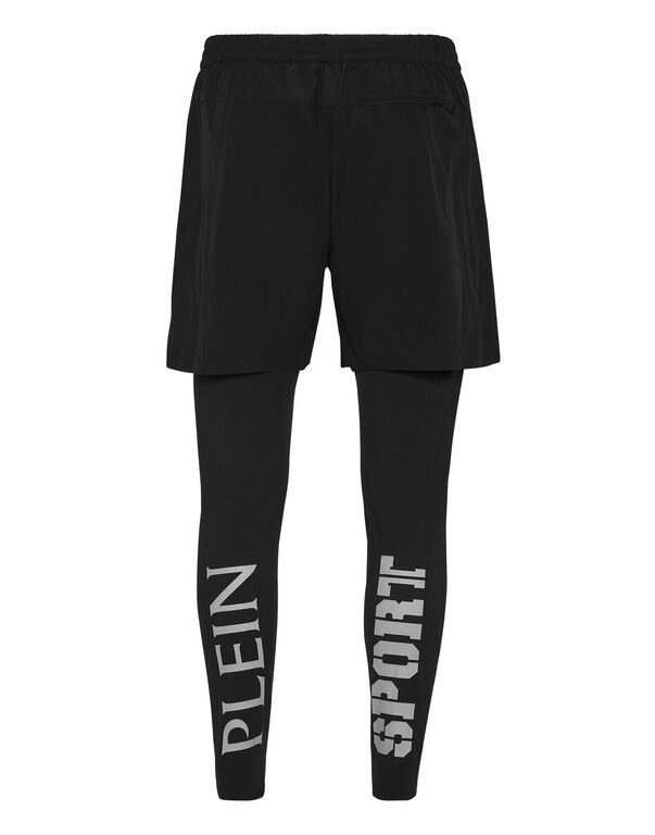 Plein Sport Reflex Running Pants Black