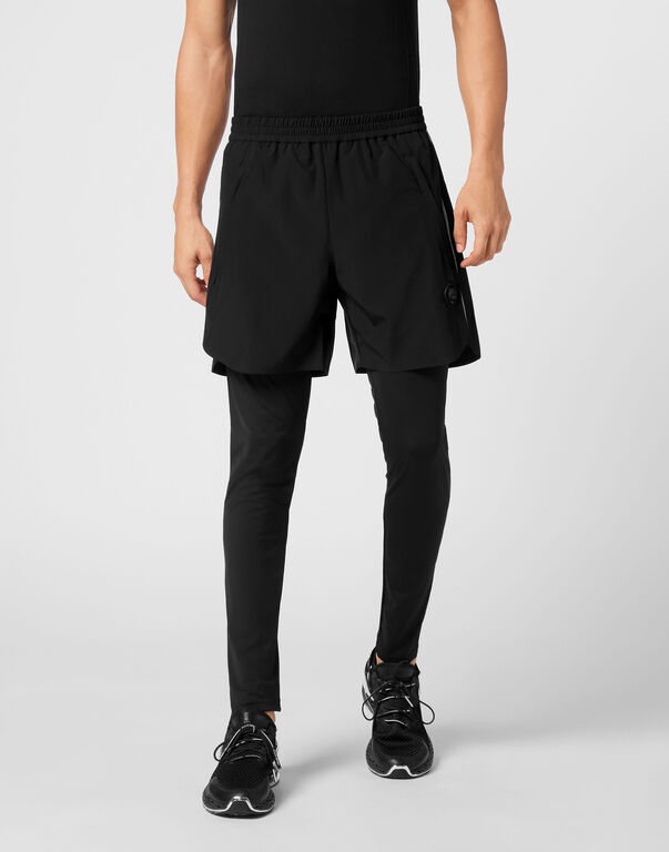 Plein Sport Reflex Running Pants Black