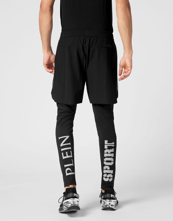 Plein Sport Reflex Running Pants Black
