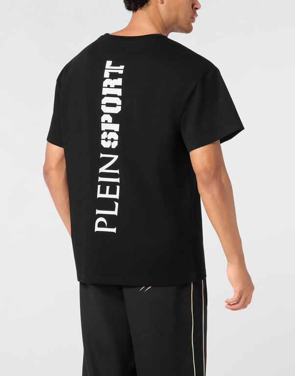 Plein Sport Round Neck T-Shirt Back Logo Black