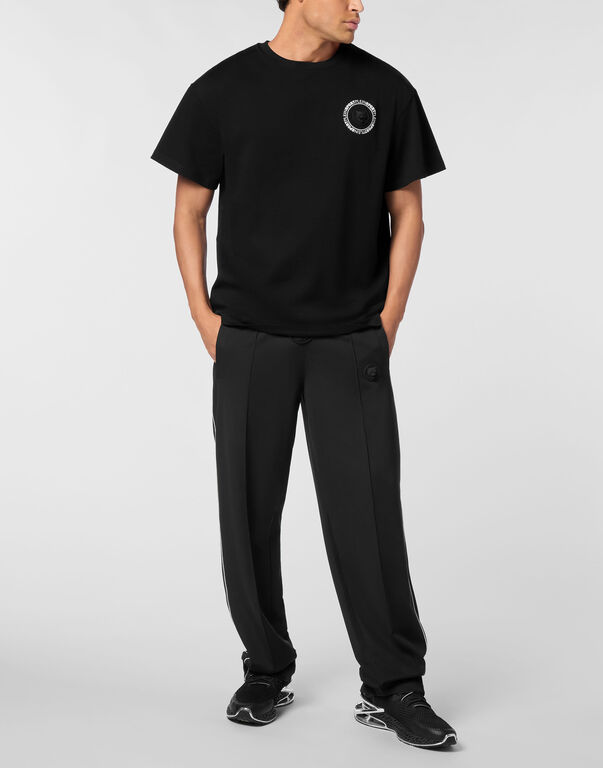 Plein Sport Round Neck T-Shirt Back Logo Black