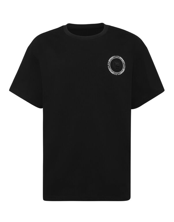 plein sport Round Neck T-Shirt Back Logo black
