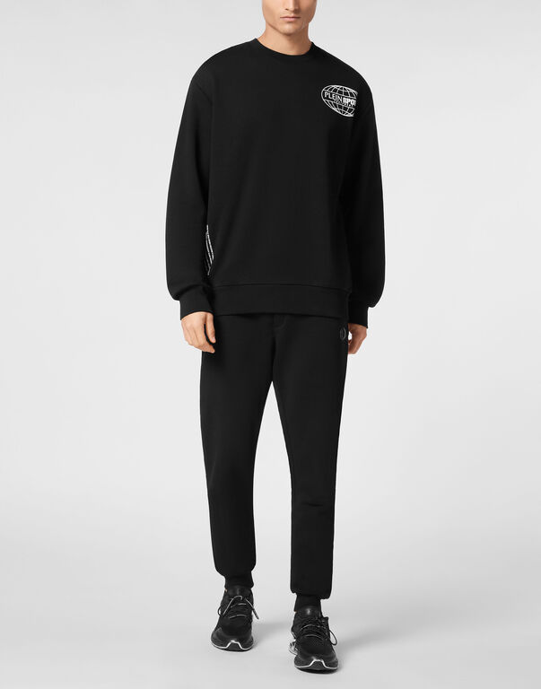 Plein Sport Roundneck Sweatshirt Black / White