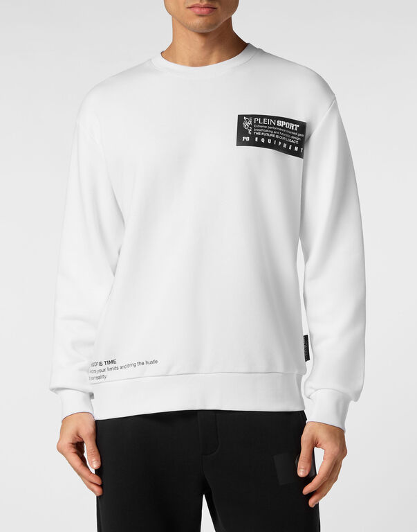Plein Sport Roundneck Sweatshirt White / Black