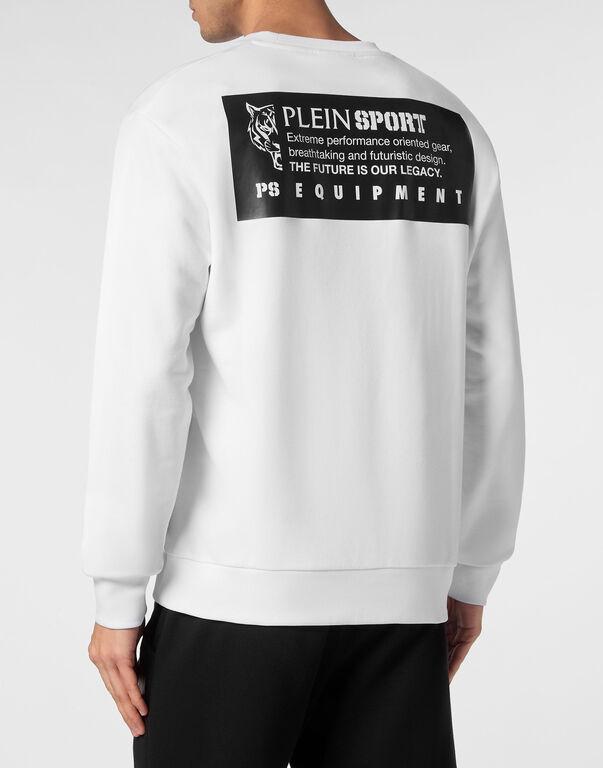 Plein Sport Roundneck Sweatshirt White / Black