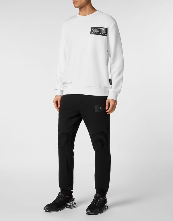 Plein Sport Roundneck Sweatshirt White / Black
