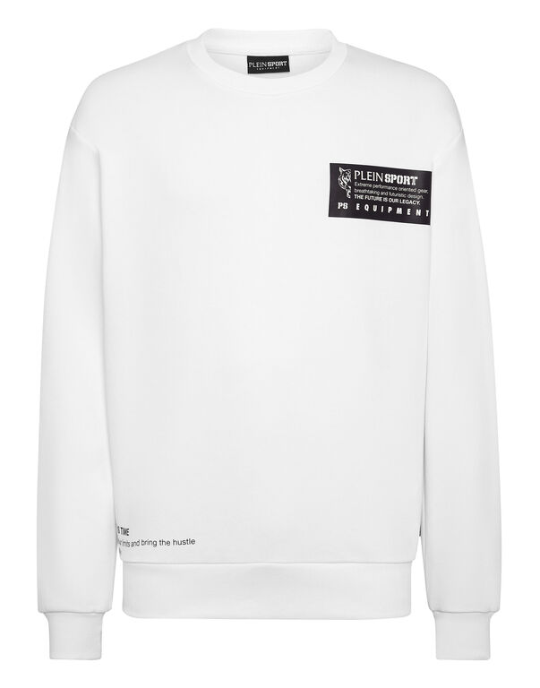 plein sport Roundneck Sweatshirt white / black