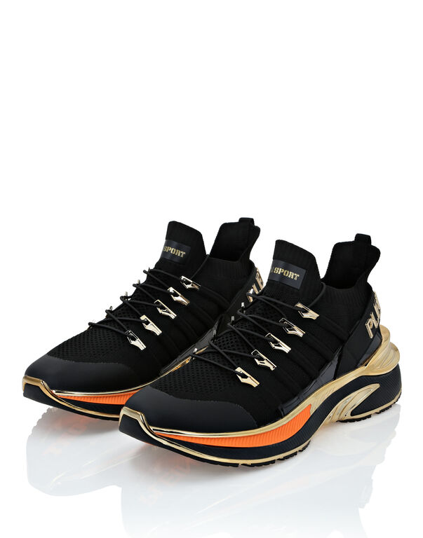 Plein Sport Runner Chrome Surfer Black/orange Fluo