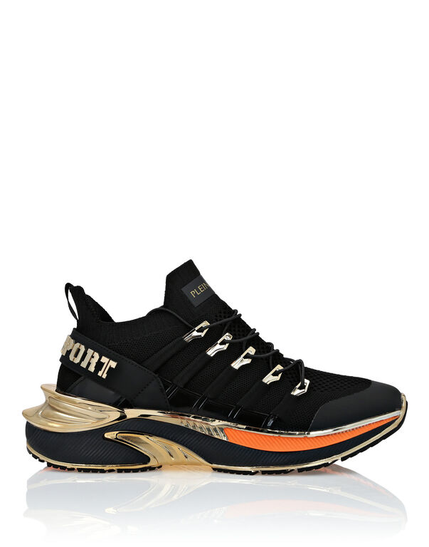 Plein Sport Runner Chrome Surfer Black/orange Fluo