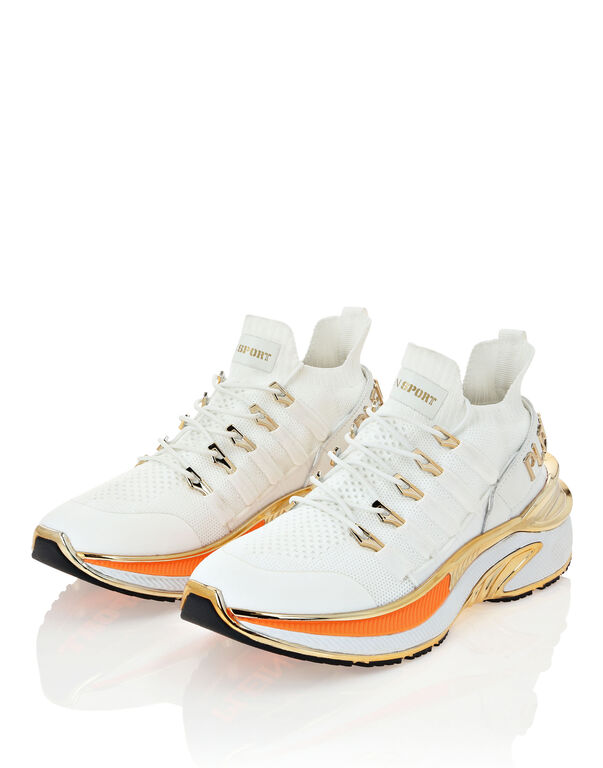 Plein Sport Runner Chrome Surfer White/orangefluo