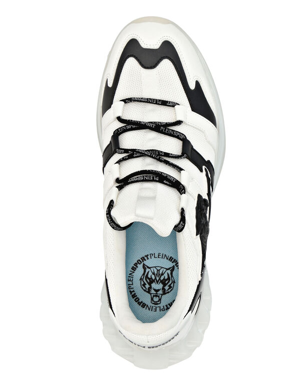 Plein Sport Runner Tiger Cross White
