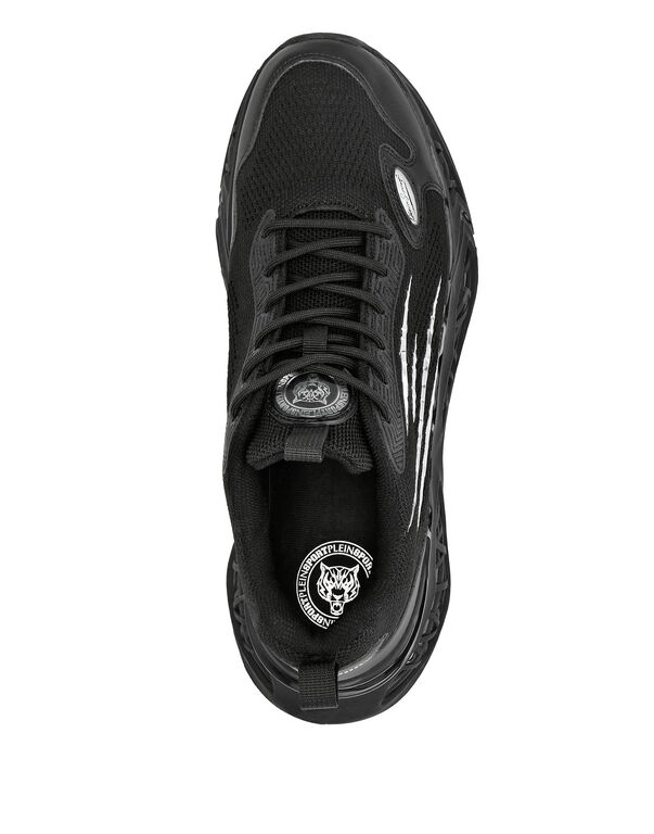 Plein Sport Runner Tiger Scratch Black