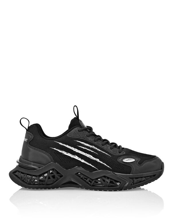 Plein Sport Runner Tiger Scratch Black