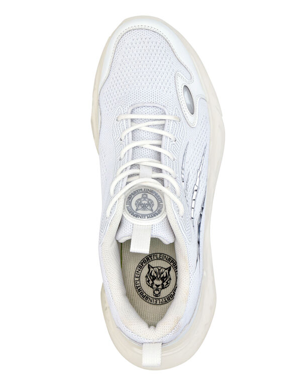 Plein Sport Runner Tiger Scratch White