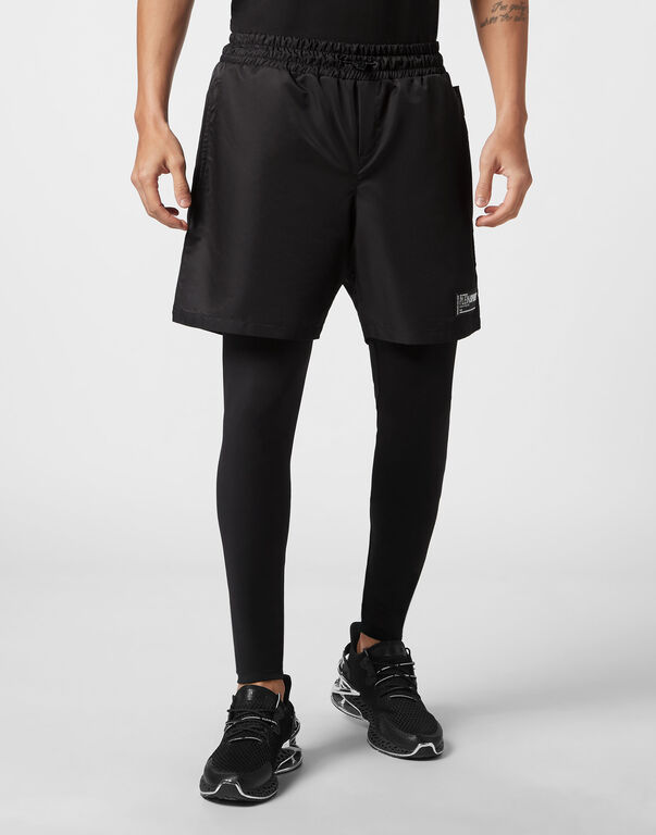 Plein Sport Running Pants Black
